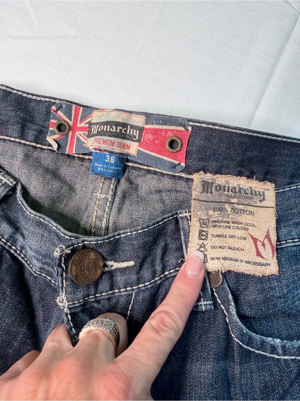 Premium Men’s Y2K Monarchy Jeans